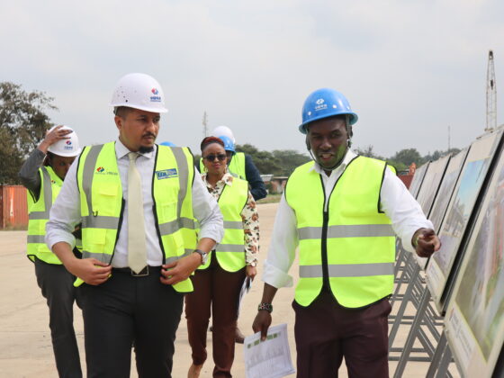 TRANSPORT PRINCIPAL SECRETARY INSPECTS CONSTRUCTION OF SAFARI PARK BRT STATION